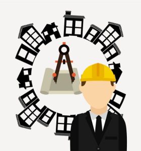 دانلود وکتور لایه باز پوستر مهندس ساختمان