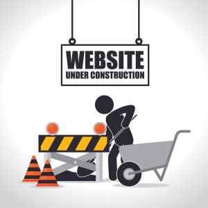 وکتور لایه باز وب سایت در حال ساخت