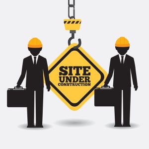 دانلود وکتور لایه باز طرح گرافیکی سایت در حال ساخت