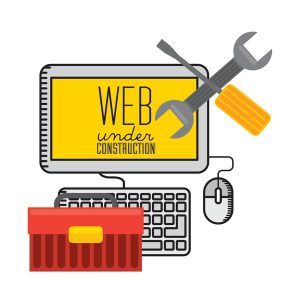 دانلود وکتور لایه باز پوستر وب سایت در حال ساخت