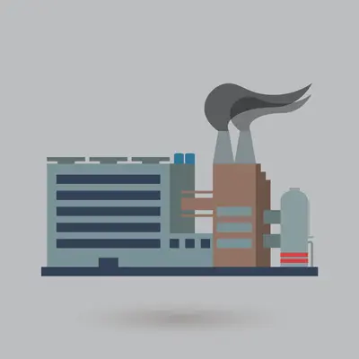 دانلود وکتور لایه باز کارخانه و مجتمع صنعتی