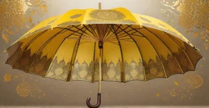 دانلود عکس با کیفیت چتر با نقوش سنتی و جذاب