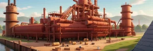 دانلود عکس با کیفیت پالایشگاه صنعتی