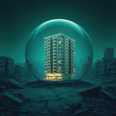 دانلود عکس با کیفیت حفاظت از ساختمان در برابر خطرات و بلایای طبیعی