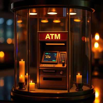 دانلود عکس با کیفیت ATM مدرن در دکوراسیون لوکس و خاص