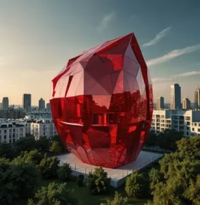 عکس با کیفیت ساختمان یاقوت سرخ