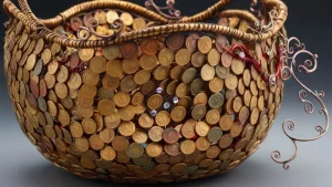 عکس با کیفیت بافت بی‌نظیر سکه‌