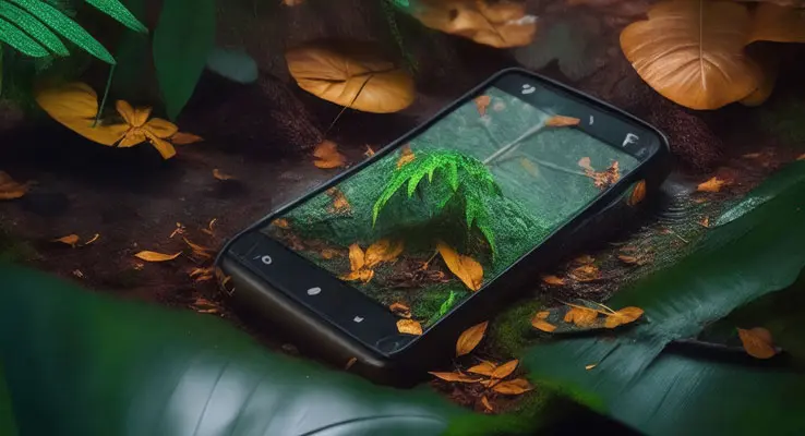 دانلود عکس با کیفیت آیینه طبیعت روی صفحه تلفن هوشمند