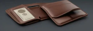 دانلود عکس با کیفیت کیف پول چرمی کلاسیک