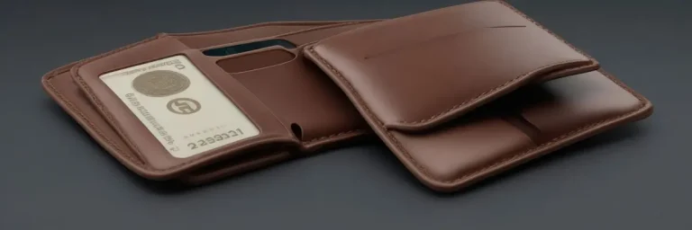 دانلود عکس با کیفیت کیف پول چرمی کلاسیک
