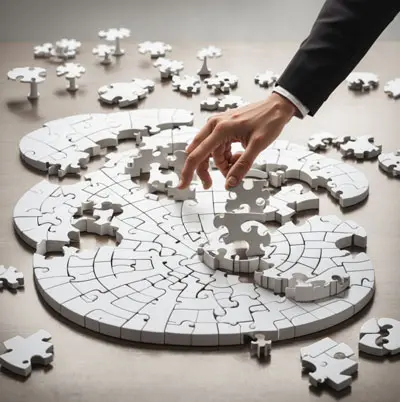 دانلود عکس با کیفیت راه رسیدن به کامل بودن؛ هر قطعه، یک انتخاب