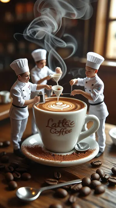 دانلود عکس با کیفیت سرآشپزهای مینیاتوری