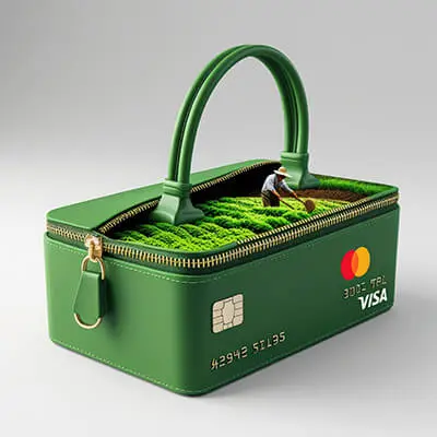 دانلود عکس با کیفیت بانکی سبز برای رشد اقتصاد کشاورزی