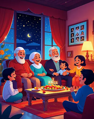 دانلود عکس با کیفیت دورهمی خانوادگی