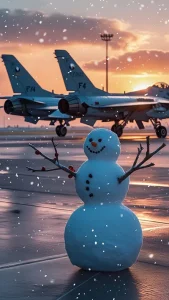 دانلود عکس با کیفیت زمستانی پایگاه هوایی