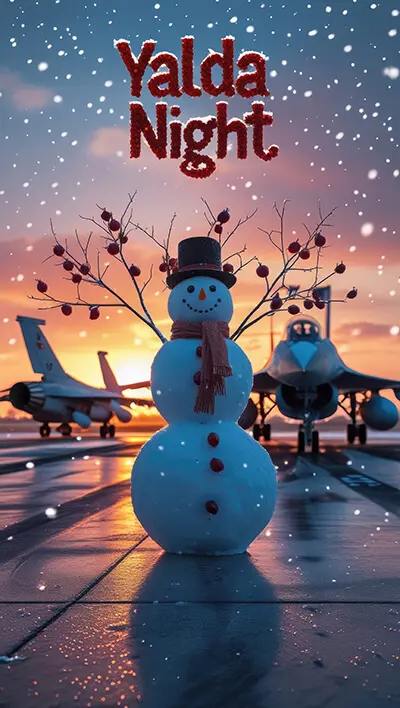 دانلود عکس با کیفیت جشن یلدای نیروی هوایی