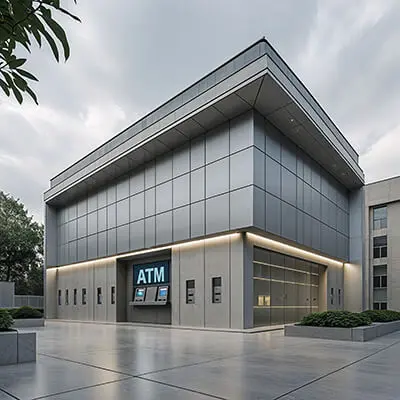 دانلود عکس با کیفیت ساختمان بانکی مدرن