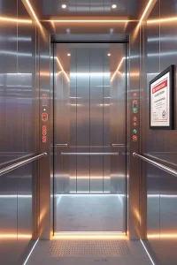 دانلود عکس با کیفیت طراحی داخلی آسانسور لوکس مدرن