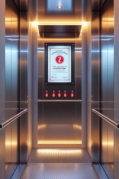 دانلود عکس با کیفیت کابین آسانسور مدرن