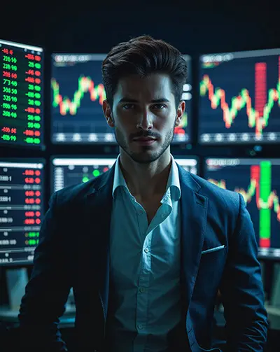 دانلود عکس با کیفیت معامله‌گری در بازارهای مالی