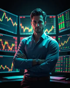 دانلود عکس با کیفیت معامله‌گری در بازارهای مالی