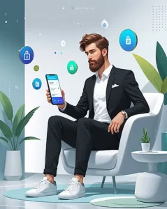 دانلود عکس با کیفیت مدیریت مالی هوشمند با اپلیکیشن نوین