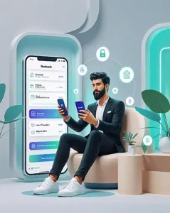 دانلود عکس با کیفیت مدیریت مالی هوشمند با اپلیکیشن نوین