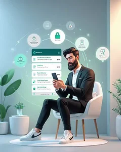 دانلود عکس با کیفیت مدیریت مالی هوشمند با اپلیکیشن نوین