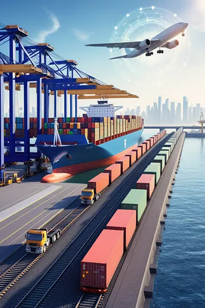 دانلود عکس با کیفیت مرکز تجاری و حمل و نقل پیشرفته