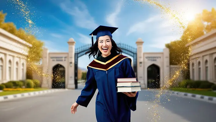 دانلود عکس با کیفیت لحظات شیرین فارغ‌التحصیلی دانشگاهی