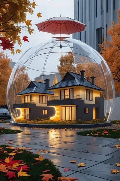 دانلود عکس با کیفیت بیمه و محافظت نوآورانه برای ساختمان