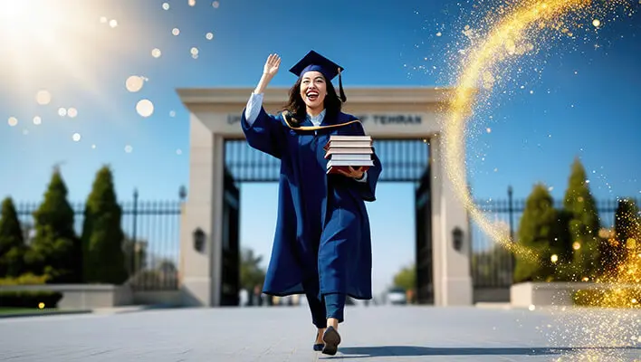 دانلود عکس با کیفیت لحظات شیرین فارغ‌التحصیلی دانشگاهی