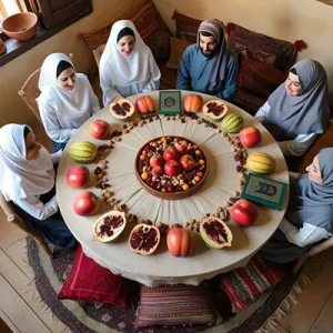 دانلود عکس با کیفیت دورهمی شب یلدا