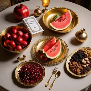 دانلود عکس با کیفیت میز شب یلدا