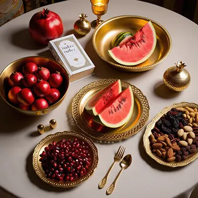 دانلود عکس با کیفیت میز شب یلدا