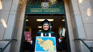 دانلود عکس با کیفیت فارغ‌التحصیلی از دانشگاه تهران