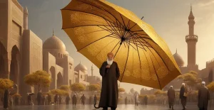 دانلود عکس با کیفیت سایه‌بان سنتی در معماری اسلامی
