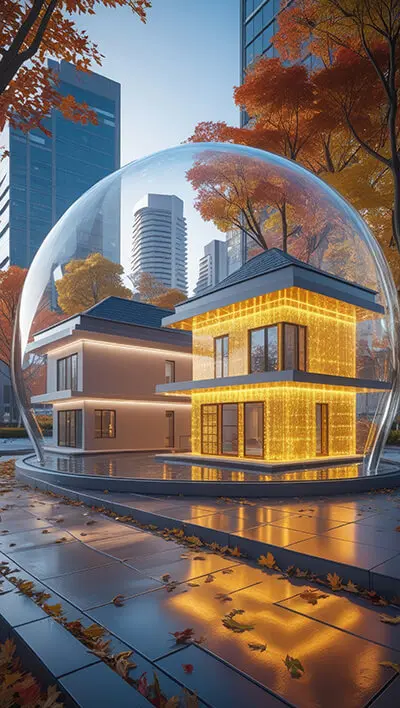 دانلود عکس با کیفیت حفاظت نوآورانه از ویلا با فناوری روز