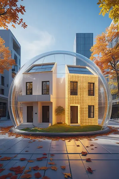 دانلود عکس با کیفیت ویلا هوشمند با سیستم حفاظتی پیشرفته