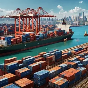 دانلود عکس با کیفیت بندر کانتینری