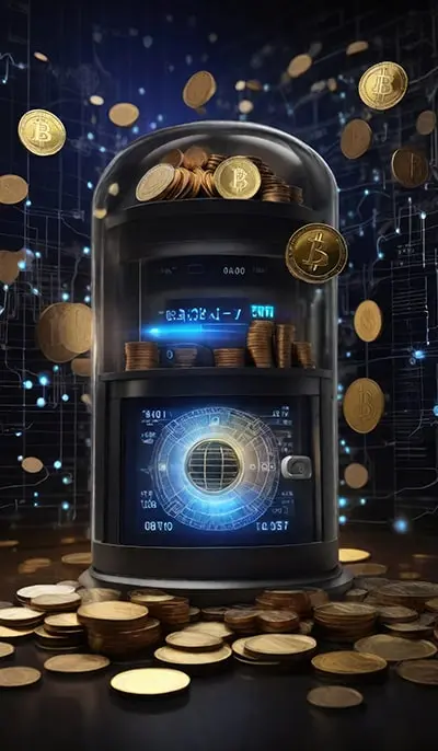 دانلود عکس با کیفیت پیشرفت مالی با صندوق دیجیتال