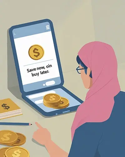 دانلود عکس با کیفیت مدیریت مالی و قدرت پس‌انداز با کمک تکنولوژی