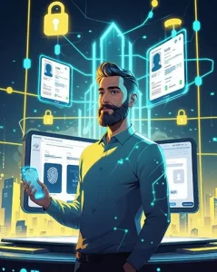 دانلود عکس با کیفیت نوآوری در تأیید هویت آنلاین