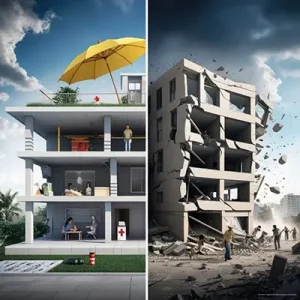 دانلود عکس با کیفیت ایمنی سازه در برابر زلزله