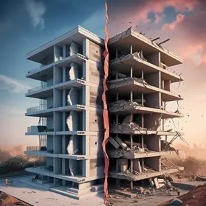 دانلود عکس با کیفیت مقاومت ساختمان در زلزله