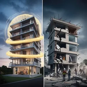 دانلود عکس با کیفیت مقایسه مقاوت ساختمان