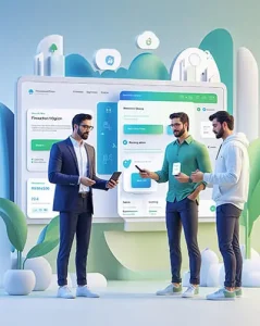 دانلود عکس با کیفیت خدمات مالی دیجیتال