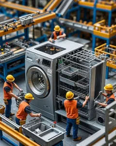 دانلود عکس با کیفیت خط تولید پیشرفته توسط کاگران مینیاتوری