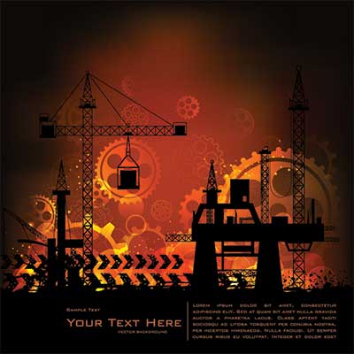 دانلود وکتور لایه‌ باز طرح صنعتی نفت و گاز