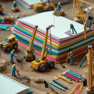 دانلود عکس با کیفیت خط تولید دفترچه